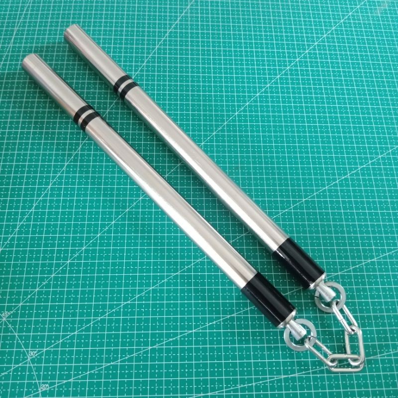 Nunchaku stainless steel freestyle tahan banting