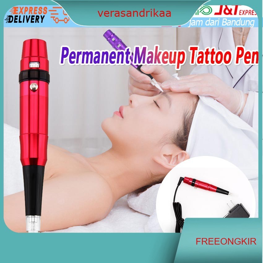 Mesin Sulam Alis / Bibir Pen Tato Permanen Pen Eyeliner Eyebrows Pen Alat Tattoo