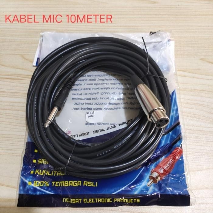 KABEL MIC MICROPHONE PANJANG 5 Meter / 10 Meter / 15 Meter - 5 METER