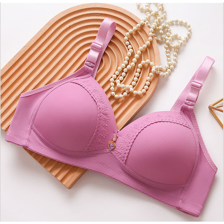 BH075 Bra Big Size Tali dapat disesuaikan nyaman cup besar