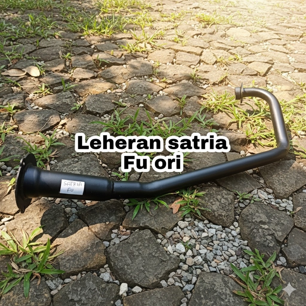 Leher standar ori satria fu leheran fu kepala knalpot satria fu