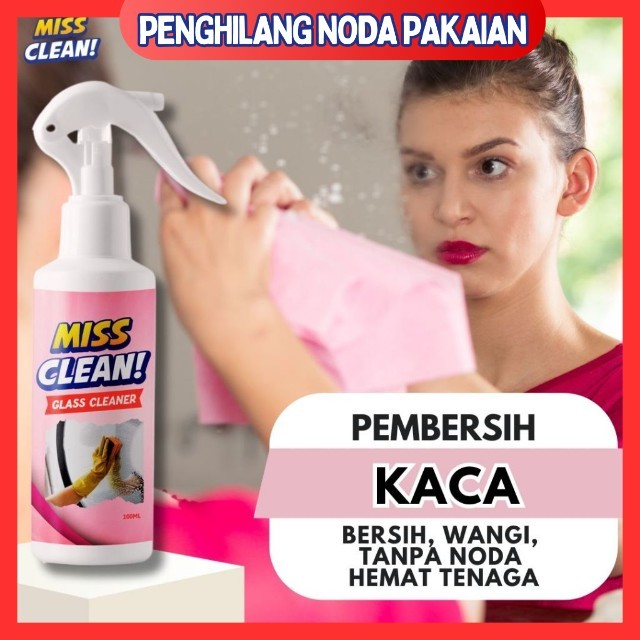 Cairan pembersih dan pengkilap kaca cermin kaca jendela kaca meja