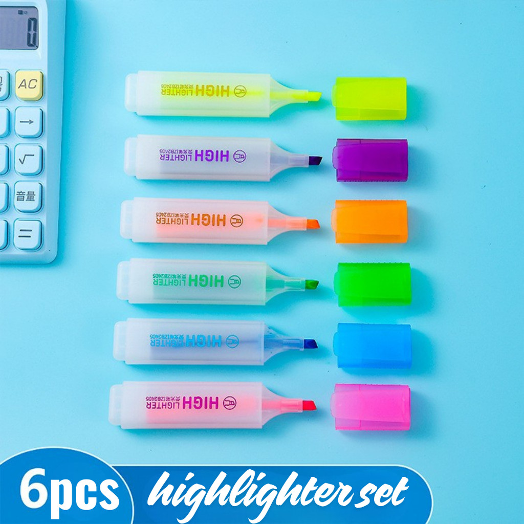 

BEST! STABILO 1 SET ISI 6 WARNA / HIGHLIGHTER SET UNTUK MENANDAI KALIMAT PENTING ANTI TEMBUS