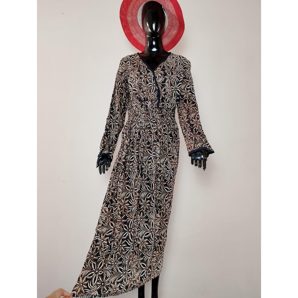 HomeDress Kimono Rayon Premium Lengan Panjang