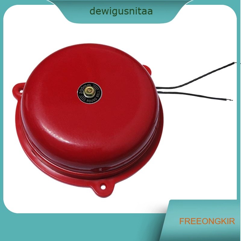 ALB-200MM Alarm Bel Bulat Round bell Nyaring Cocock Digunakan Untuk Bel Sekolah Pabrik Gudang