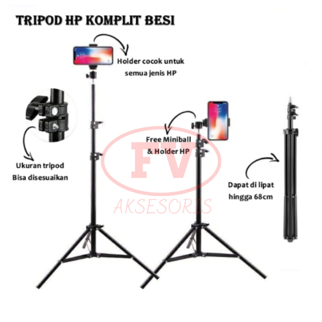 FV TRIPOD HP / TRIPOD HANDPHONE / TRIPOD KAMERA / TRIPOD MINI / TRIPOD 2 METER / TRIPOD MURAH / TRIP