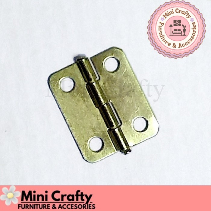 Engsel Mini 25 x 16 mm Engsel Kecil Ujung Tumpul Engsel Kotak Box - Mini Crafty