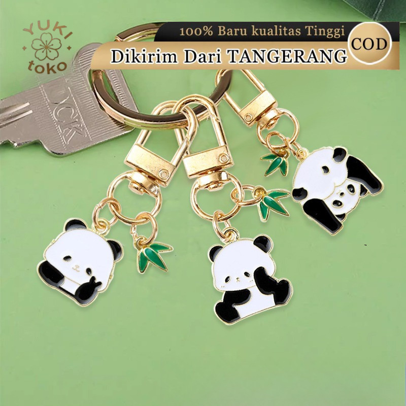 Gantungan Kunci Panda Lucu Lovely China Panda Mobil Keychain Gantungan Tas Panda Lucu