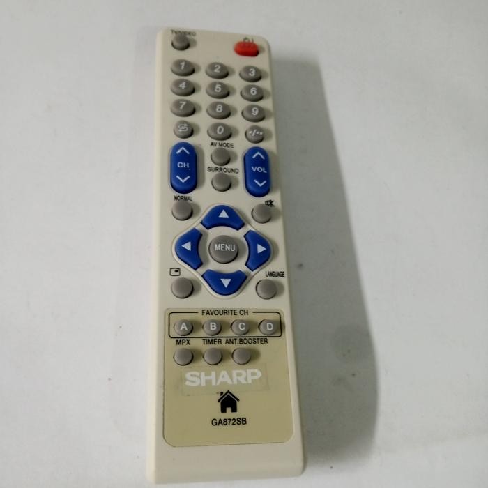 remot tv sharp tabung slim