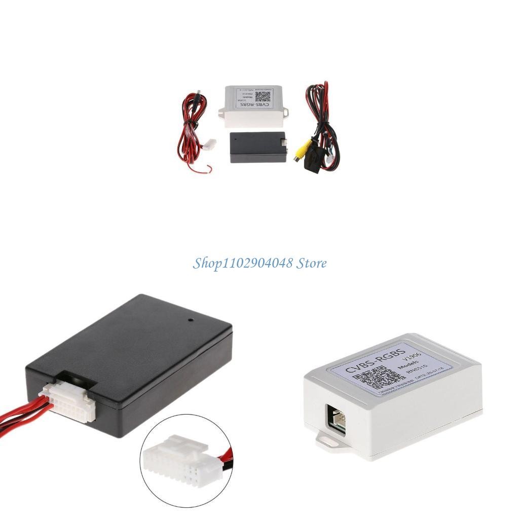 Adapter Aftermarket Rear View Camera CVBS To RGBs Converter Adapter for RCD510 RNS510