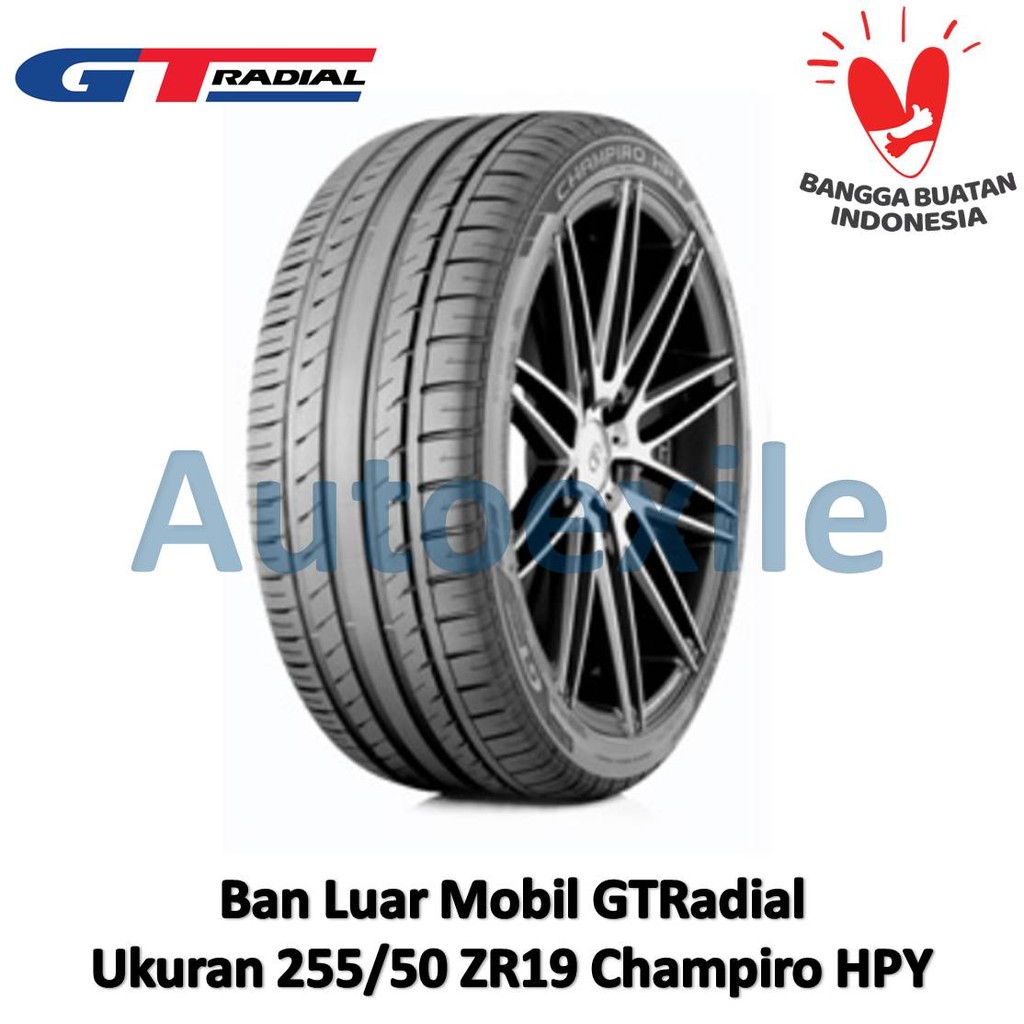 Ban Luar GT 255/50 R19 Champiro HPY Tubeless ZR19 Silica Radial GTRadial 255/50R19 255/50ZR19 Ring 1