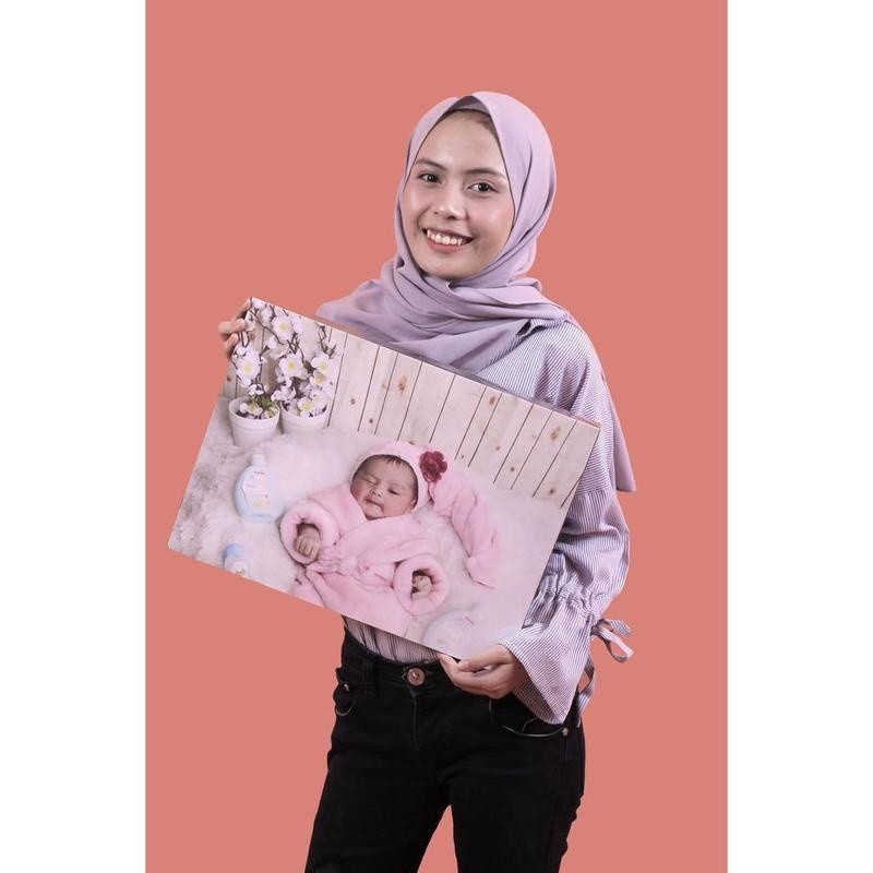 CETAK FOTO 20R MEDIA PAPAN / KAYU MDF