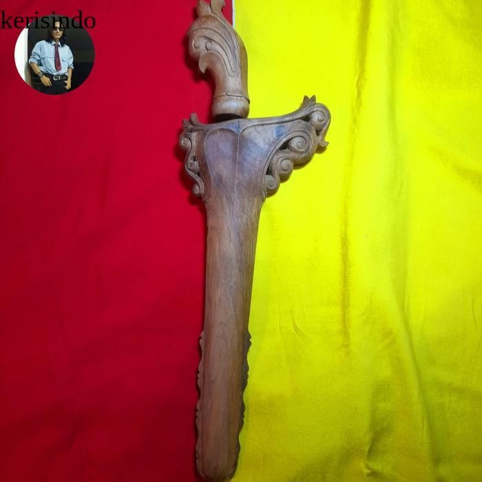 warangka keris sandang walikat 27cm kayu nogosari | handle keris | gagang keris | hulu keris | deder