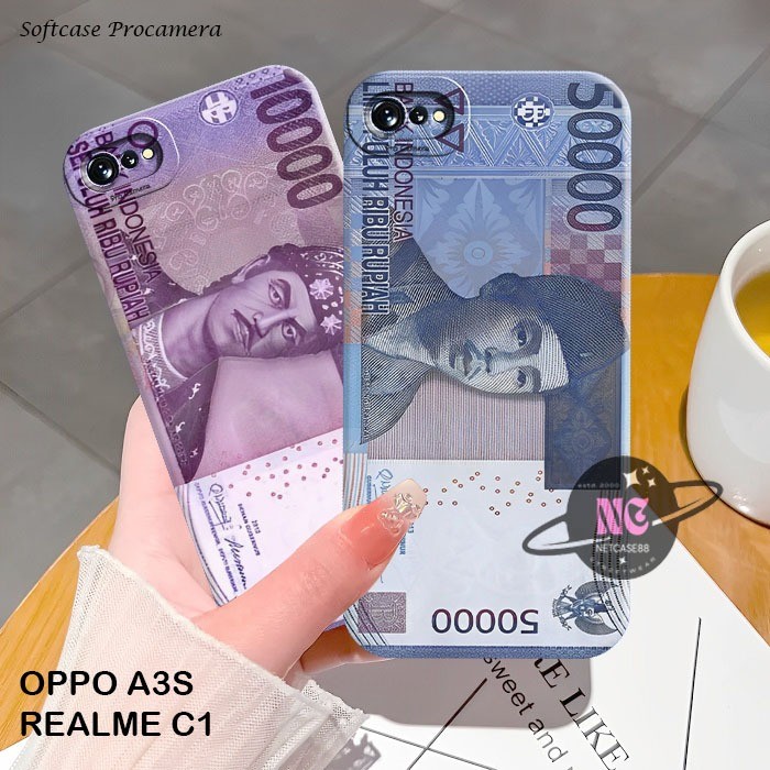 Casing Procamera Untuk OPPO A3S/A1K/REALME C1/C2 - Fashion Case - Kesing Lentur - Motif Naruto U4ng 