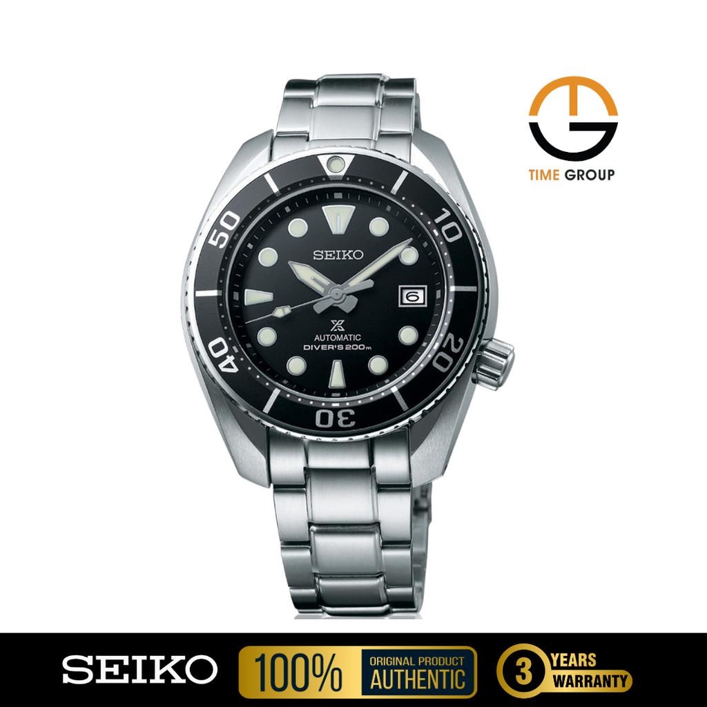 JAM TANGAN SEIKO SPB101J1 PROSPEX SUMO BASELWORLD 2019 STAINLESS STRAP SILVER BLACK