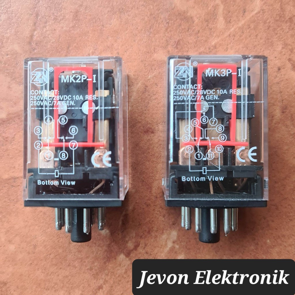 Relay MK2P-I MK3P-I 8 11 p Pin 220 V Volt Bulat MK2P-1 MK3P-1 8p 11p 220V