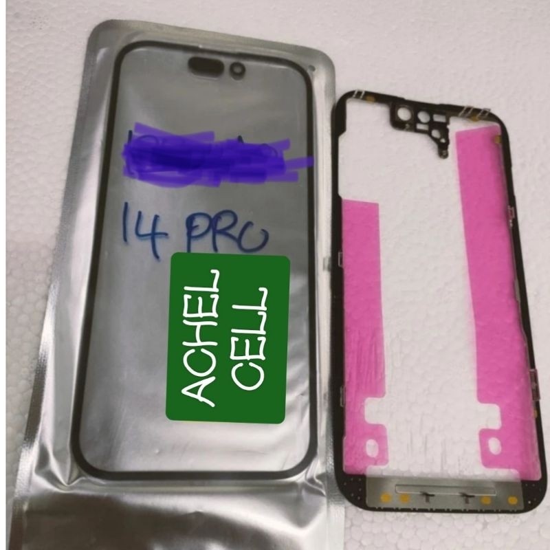 kaca kaca lcd tscren+frame ip 14 ip14+ ip14 pro ip 14 promax