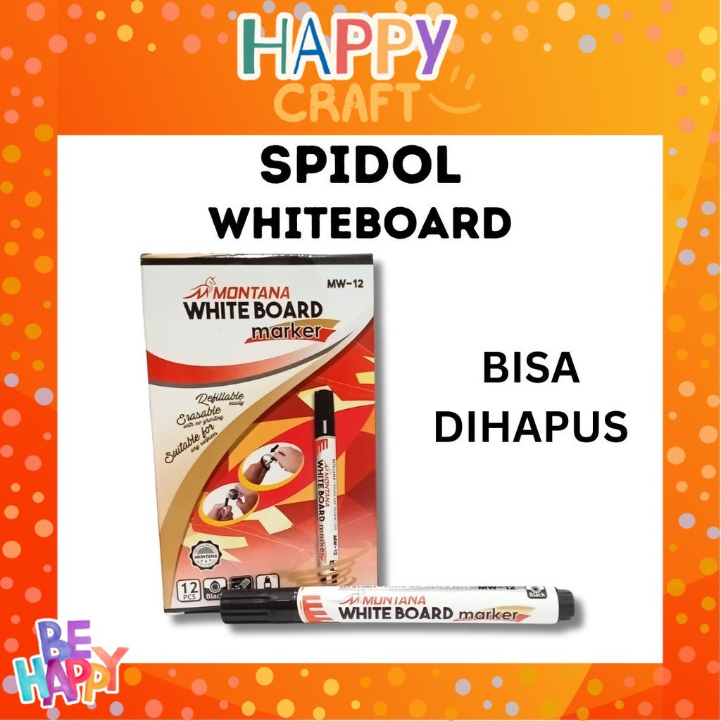 Spidol Whiteboard (Bisa Hapus)