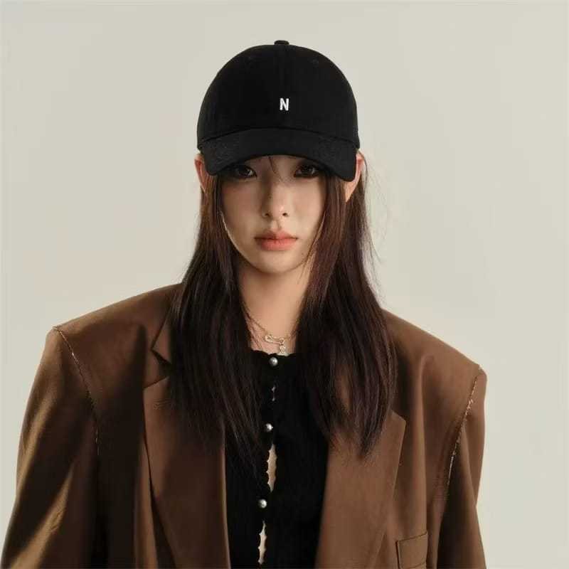 Topi Baseball Pria Wanita Hat Inisial Huruf / Topi Inisial Huruf N 1987