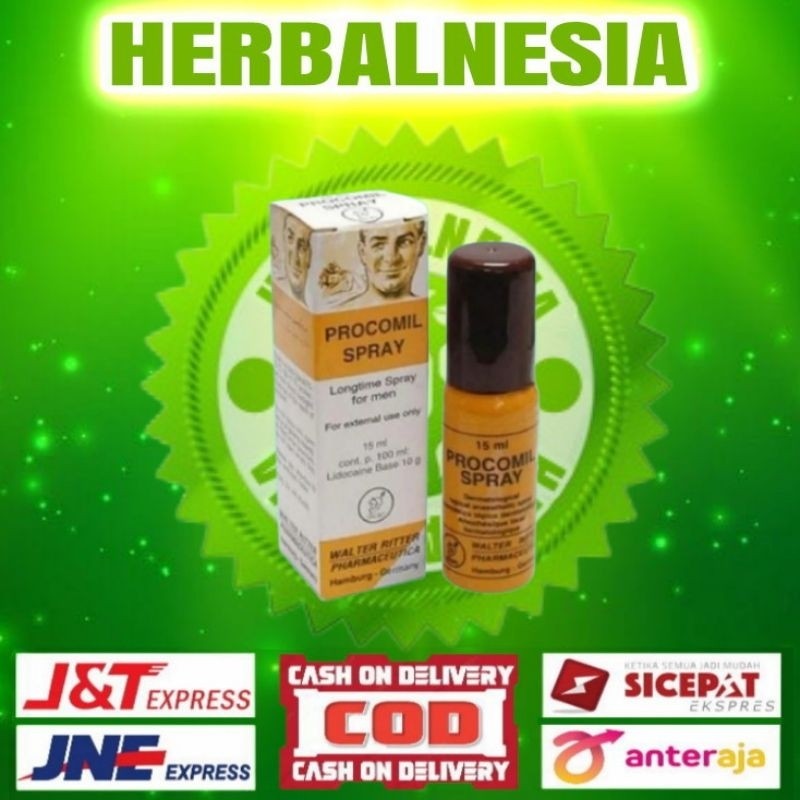 Original Procomil/Procomill Spray Pria Asli