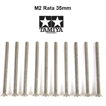BAUT RATA 35MM SCREW M2 / BAUT GEPENG BAUT PIPIH