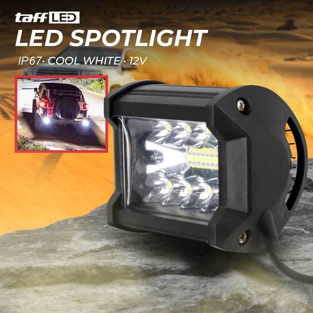 Spotlight LED Foglamp Headlight Offroad IP67 Cool White 12V