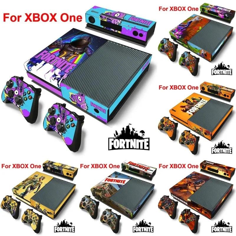 Llama FORTNITE Battle Game Console Stickers For SONY XBOX ONE Full Body Color Skin Decals For PlaySt