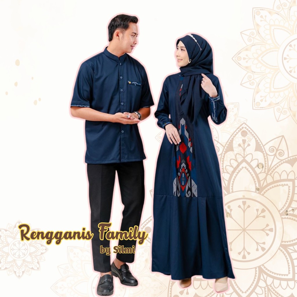 Baju Couple Pasangan Lebaran 2026 Family Set Premium Silmi Rengganis Family
