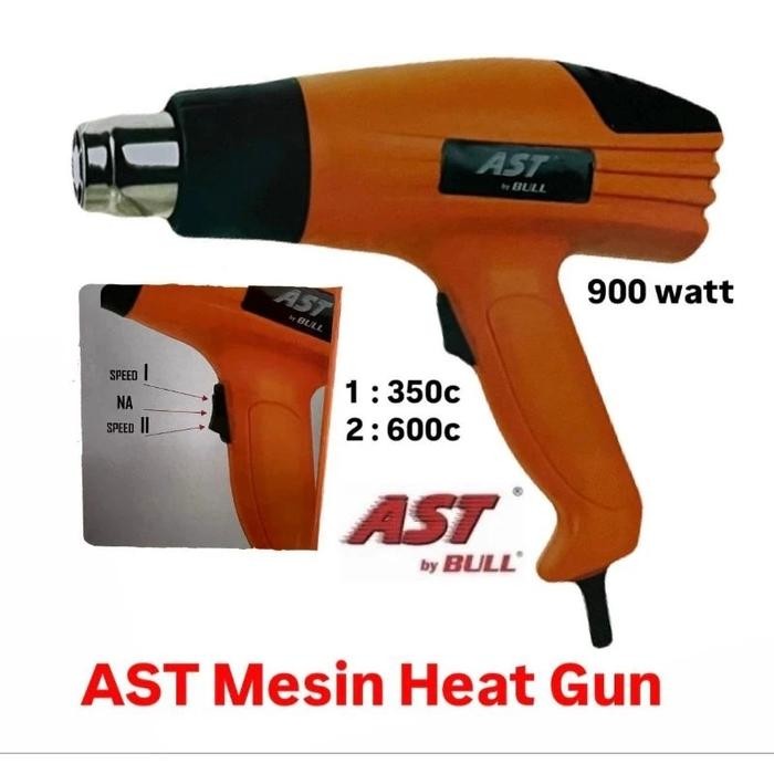 Mesin Hotgun Alat Pemanas Heat Gun Low watt 500 / 900 Watt AST AS 900 Hot Blower Segel Minuman Perek
