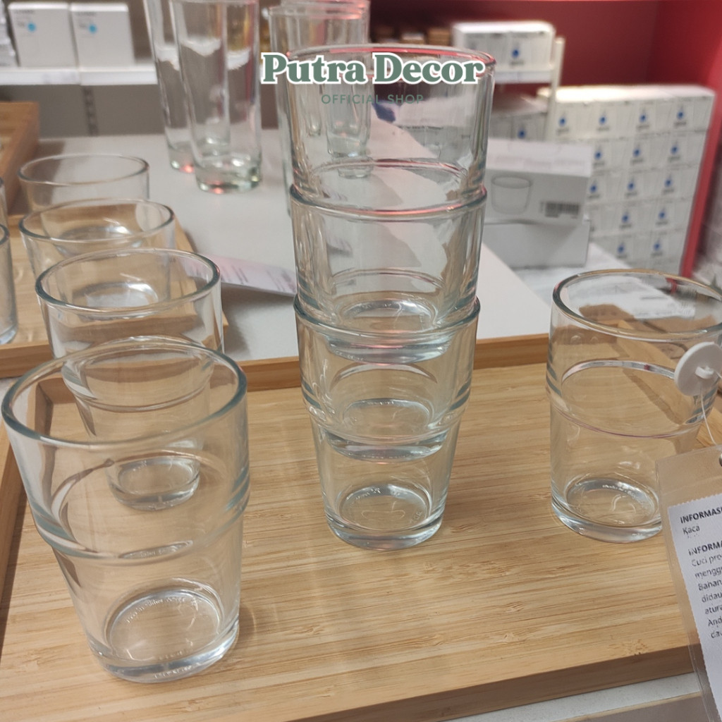 TERLARIS SWITZERLAND Gelas, kaca bening, 17 ml, Gelas Kecil Teh Kopi Susu