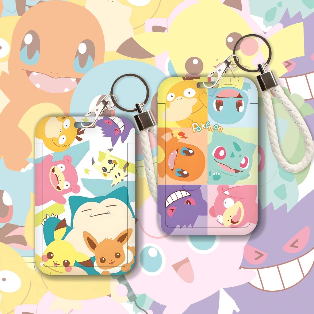 CARD HOLDER CAHOL POKE TEMPAT KARTU PHOTOCARD PHOTO CARD LANYARD