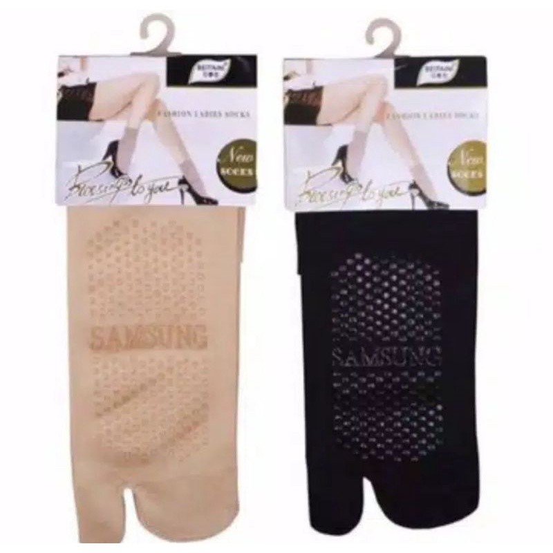 TERMURAH  KAOS KAKI JEMPOL ANTI SLIP WANITA/ KAUS KAKI SAMSUNG ANTI SELIP PREMIUM/KAOS KAKI JEMPOL M