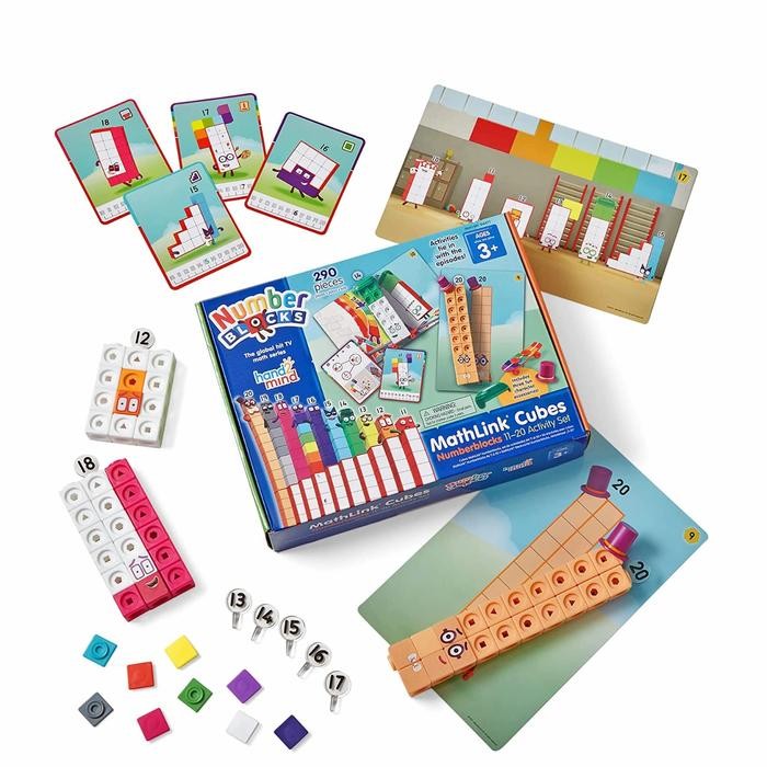 Hand2Mind Numberblocks Mathlink Cubes 11-20 Activity Set Advance