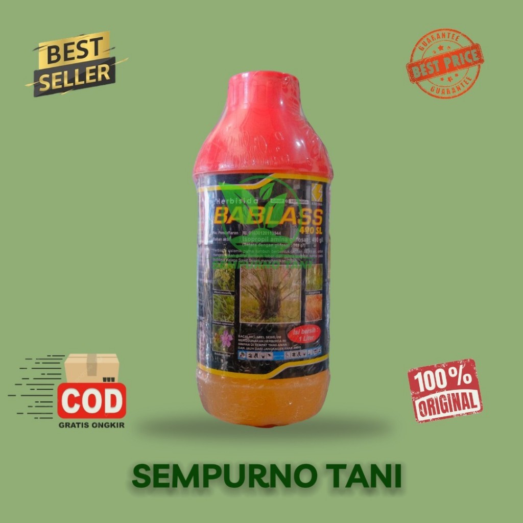 Herbisida BABLAS 490SL 1 Liter glifosat 490sl