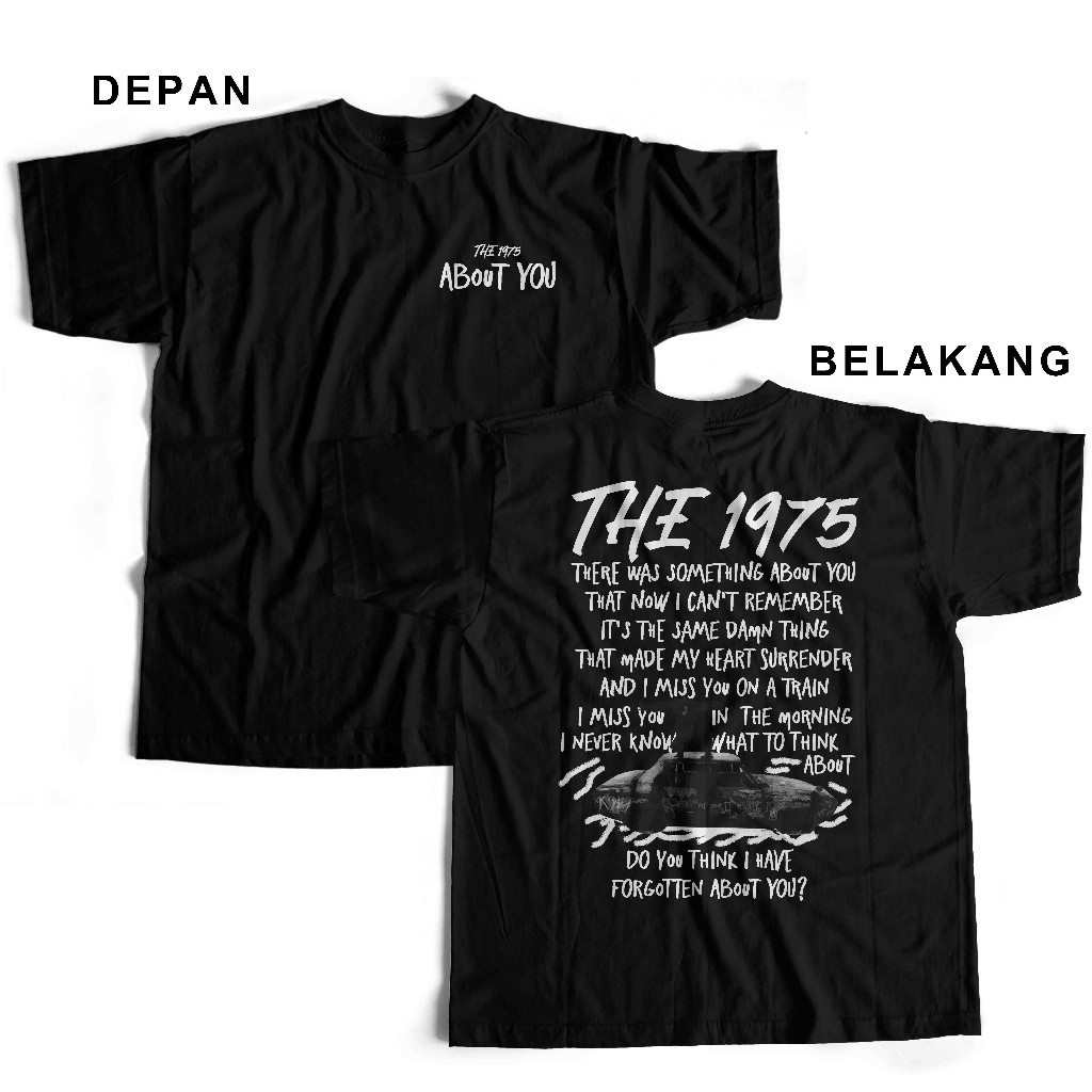 T-SHIRT KAOS DISTRO [AESTHETIC] KAOS ABOUT YOU THE 1975