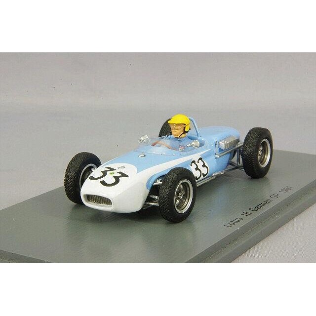 1/43 SPARK MODEL DIECAST LOTUS F1 18 NO.33 GERMAN GP 1961