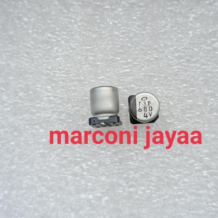 kapasitor SMD 680uf 4v 8x10mm TKH27