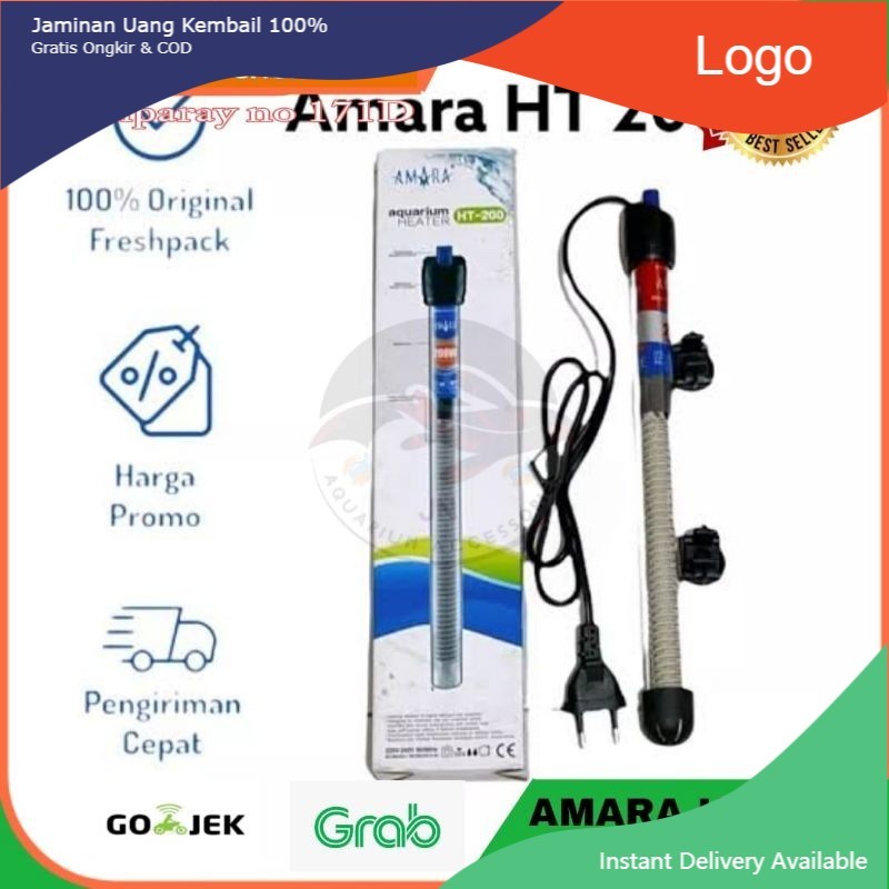 Heater AMARA / SKP / SAKKAI AA 200 Watt Penghangat Aquarium