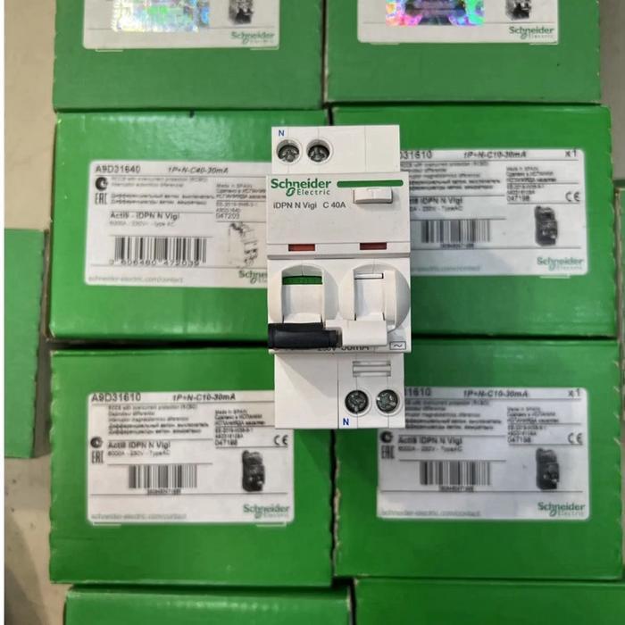 RCBO IDPN VIGI 40A 1P+N 30mA SCHNEIDER A9D31640