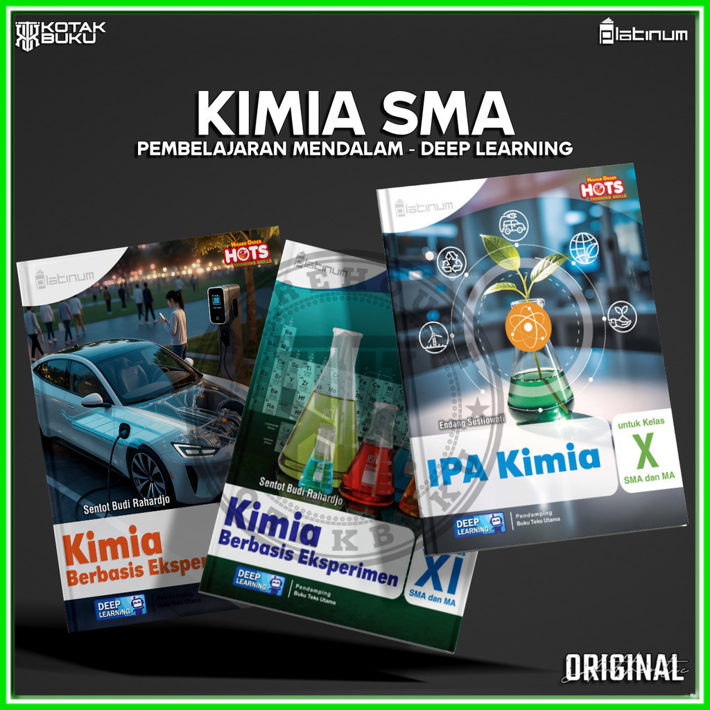 [ TS ] Buku Kimia Kelas 10 11 12 SMA Deep Learning  / Kimia SMA / Pembelajaran Mendalam /  Platinum
