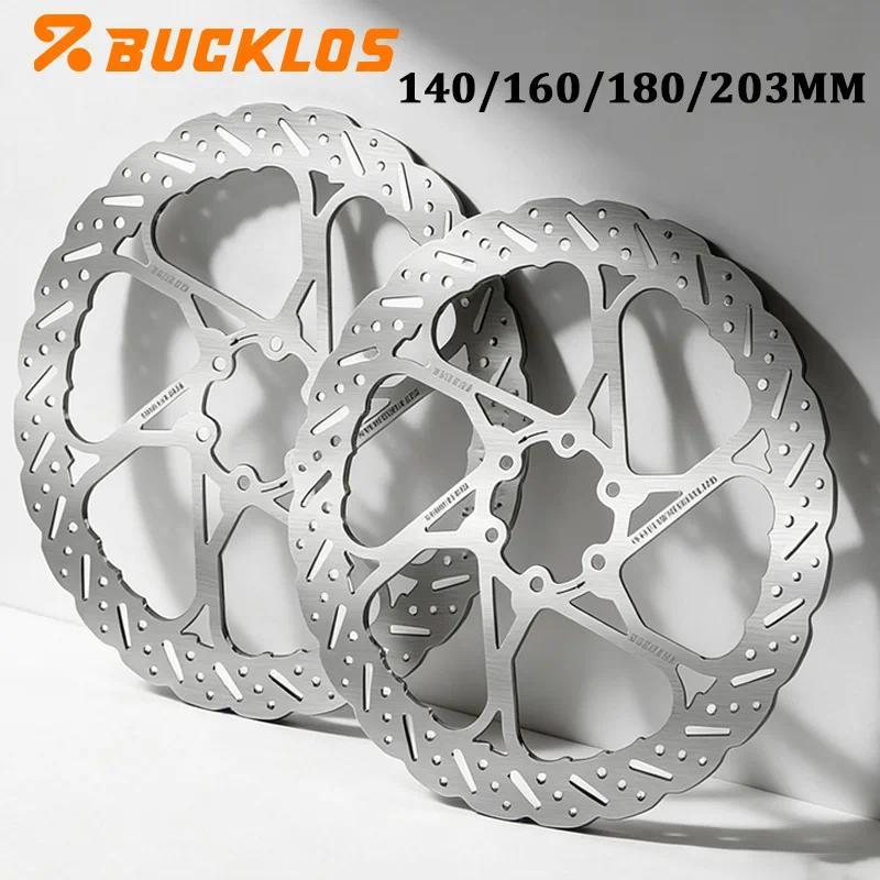 Rotor Rem Cakram Sepeda BUCKLOS 140mm 160mm 180mm 203mm Rotor Rem Hidrolik Sepeda Pembuangan Panas R