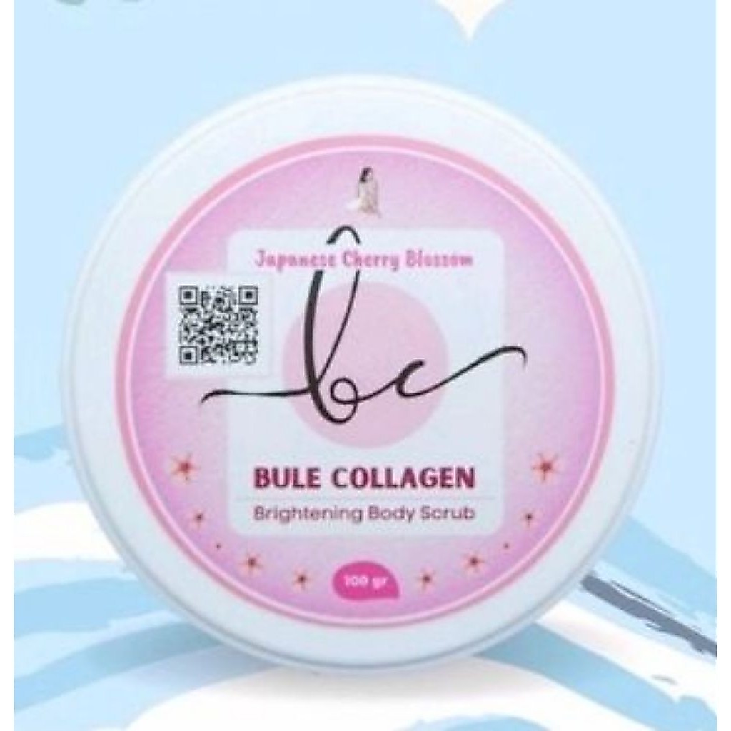 [READY!!!] (KEMASAN BARU) BULE COLLAGEN BRIGHTENING BODY SCRUB BPOM ORIGINAL 100% (COD)