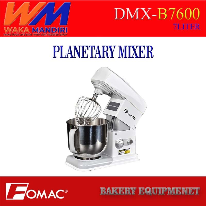 Planetary Mixer FOMAC+ DMX-B7600 – Mixer Adonan Roti & Kue