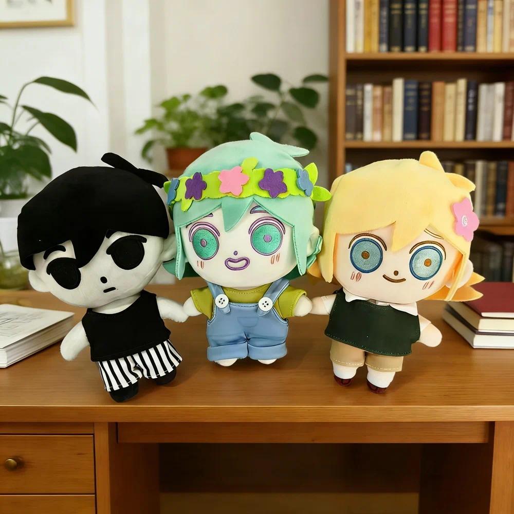 Omori Plush Spoof Cute Little Black Pure Black Creative Plush ristmas Throw Pillow for ildren's Slee