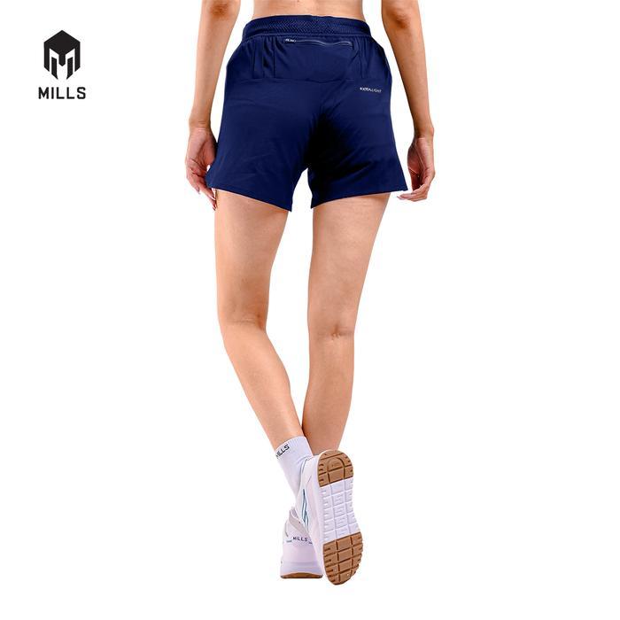 Promo Best MILLS Celana Running Rush Running Short Women 39001 - Grey, XL