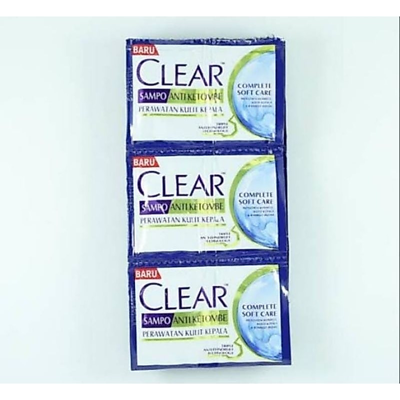 Shampo Clear Biru / Hijau / Rejoice Hijab (REJOICE KETOMBE) /  Shampo Head & Shoulders Anti Ketombe 