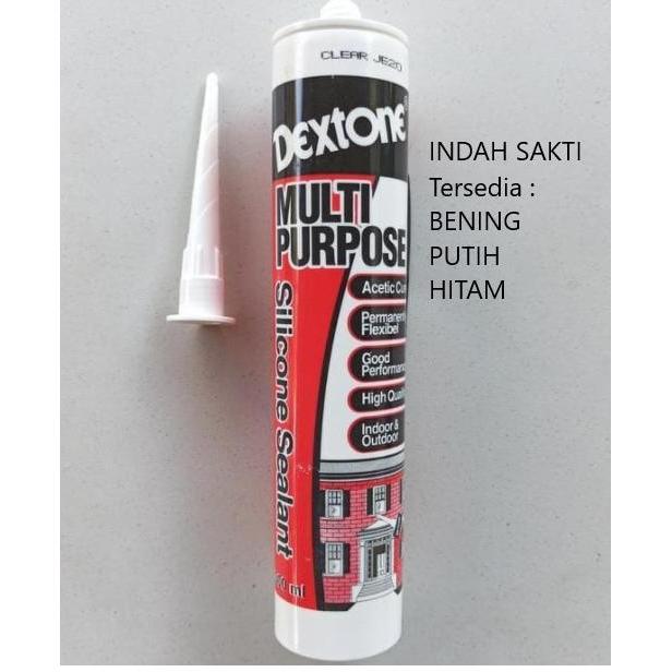 lem silikon / lem silicon / silicone sealent dextone - Putih