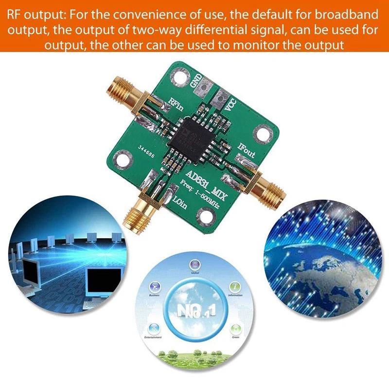 AEE1-AD831 High Frequency Transducer RF Mixer Module 500Mhz Bandwidth RF Frequency Converter