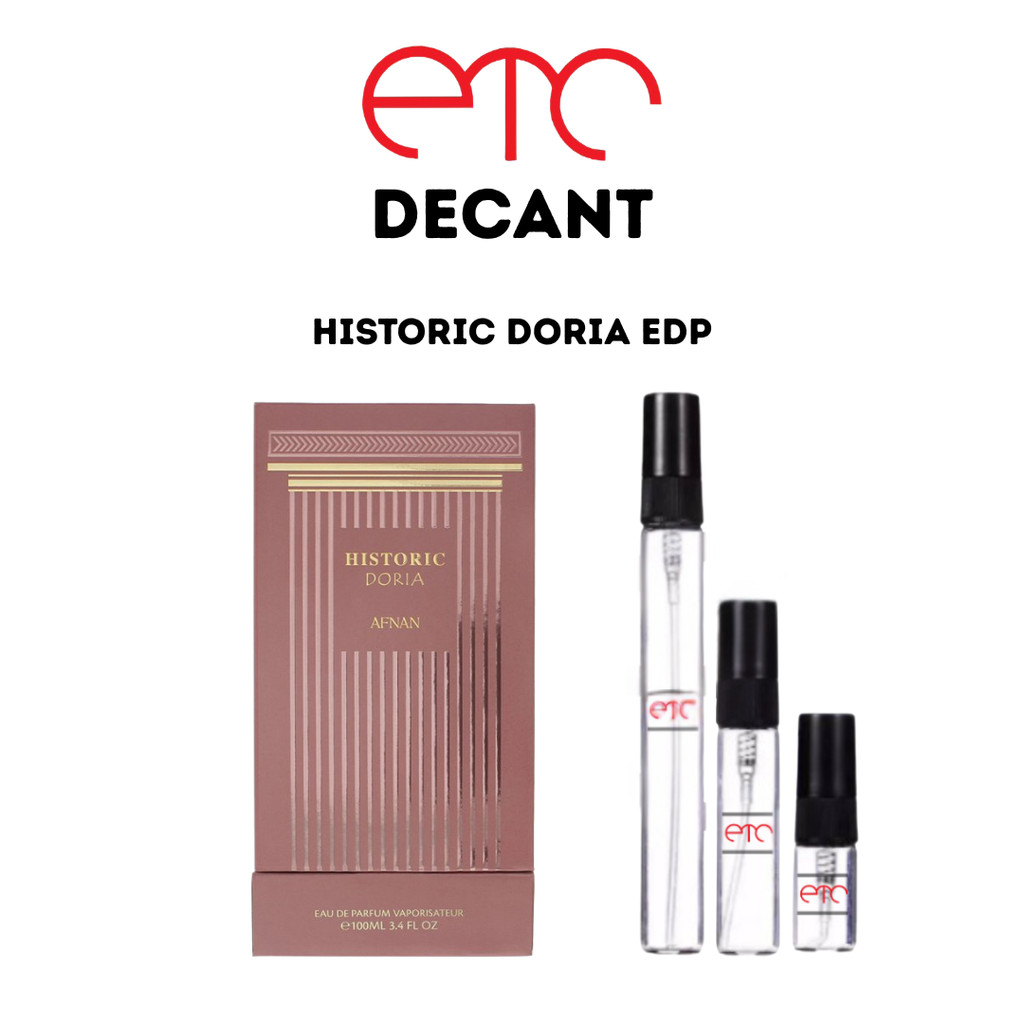 DECANT Parfum Afnan Historic Doria EDP for Unisex