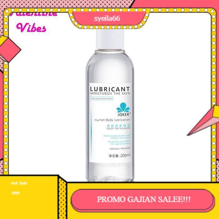 PROMO SALE LUBRICANT JOKER WATER BASED ORIGINAL 200ml - BLUE * DW *